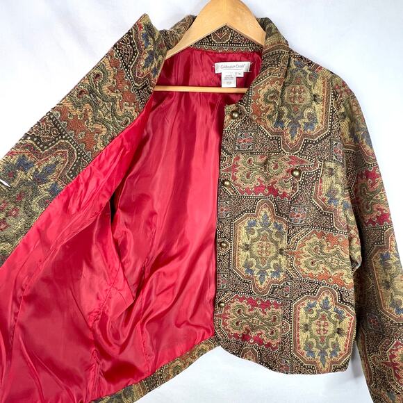 Coldwater Creek Tapestry Jacket XL - Picture 6 of 8